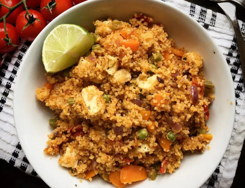 Vegetable Couscous with paneer
