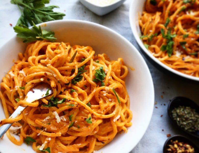 Creamy Roasted Red Pepper Pasta