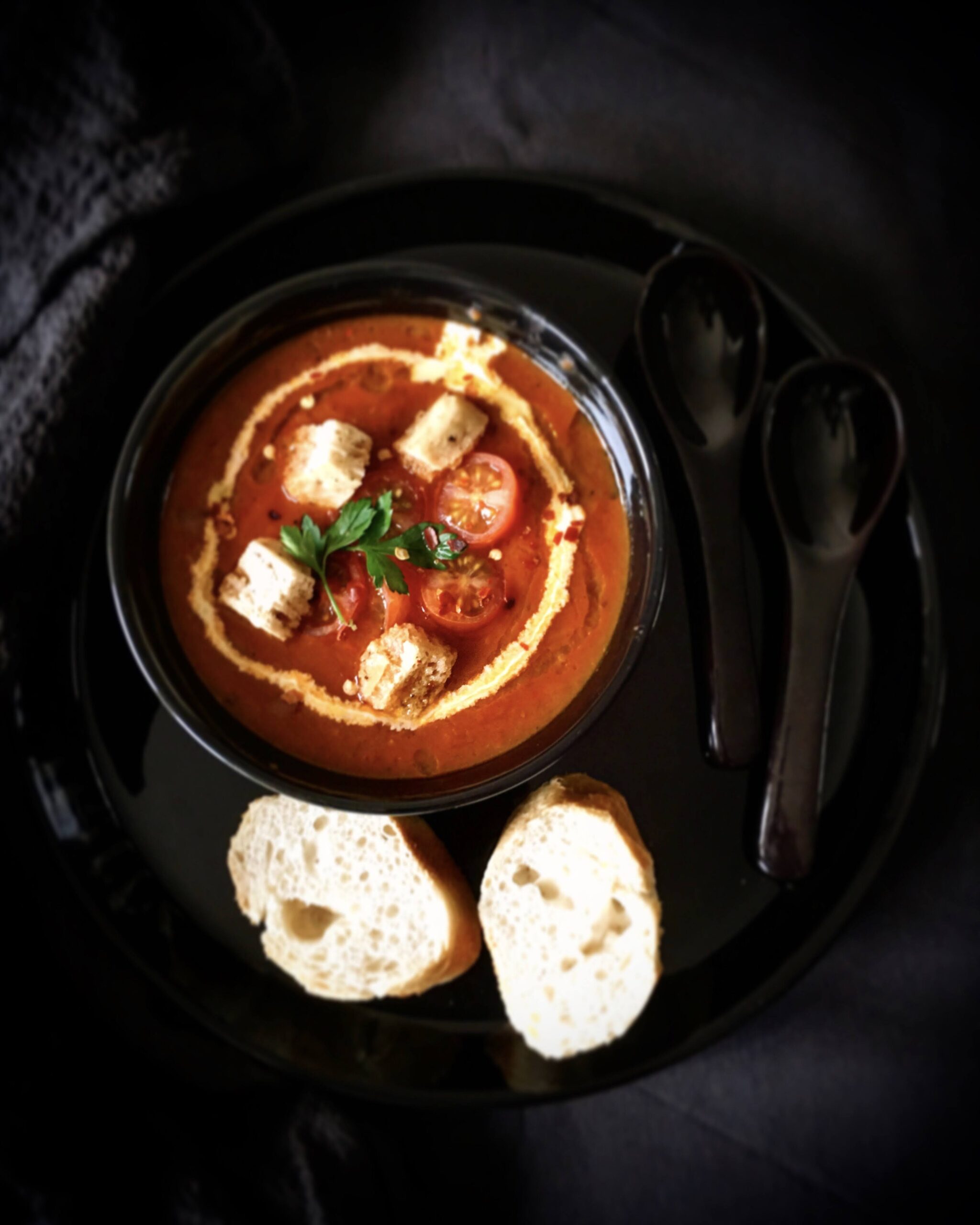 Roasted Red Pepper and Tomato Soup