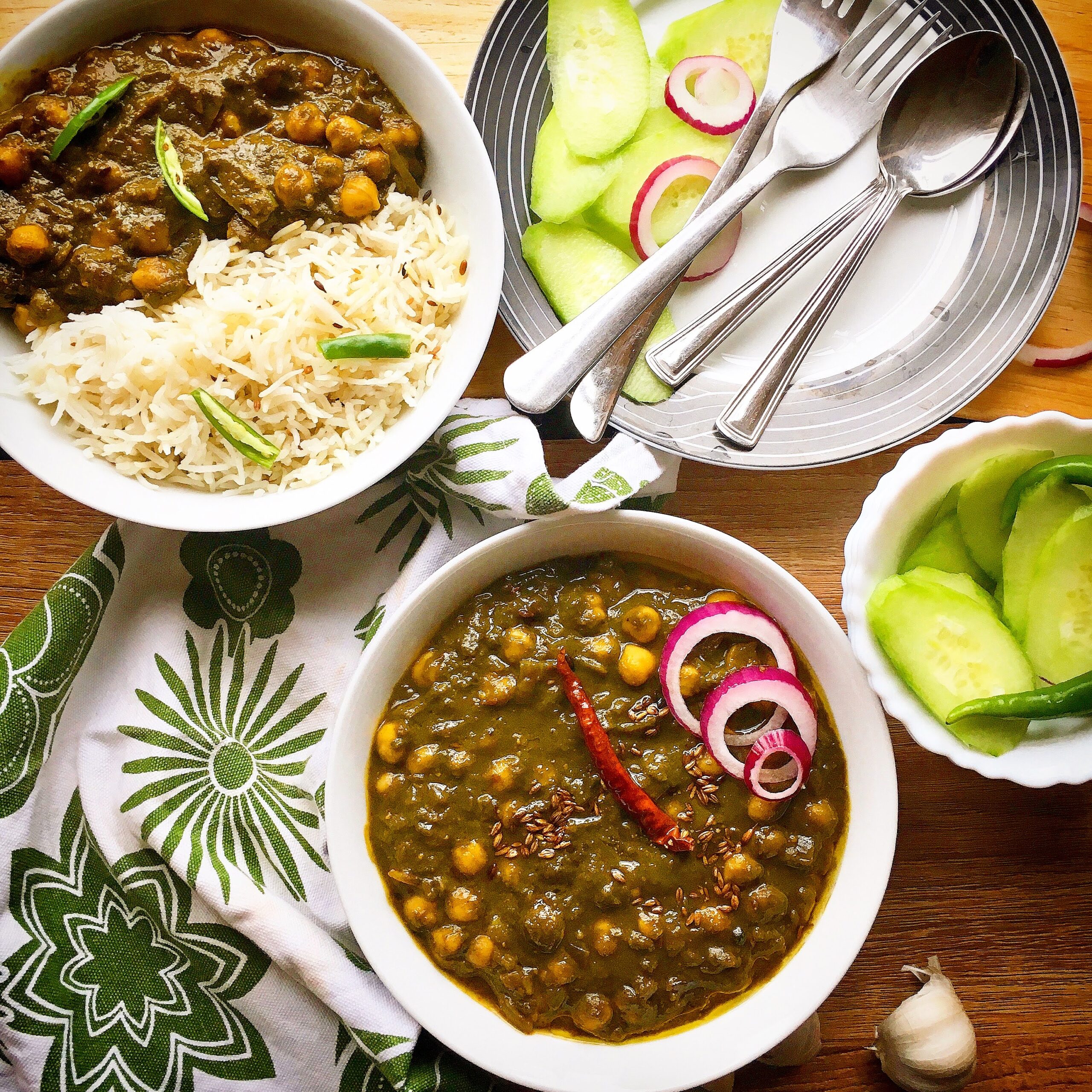 Chole Palak