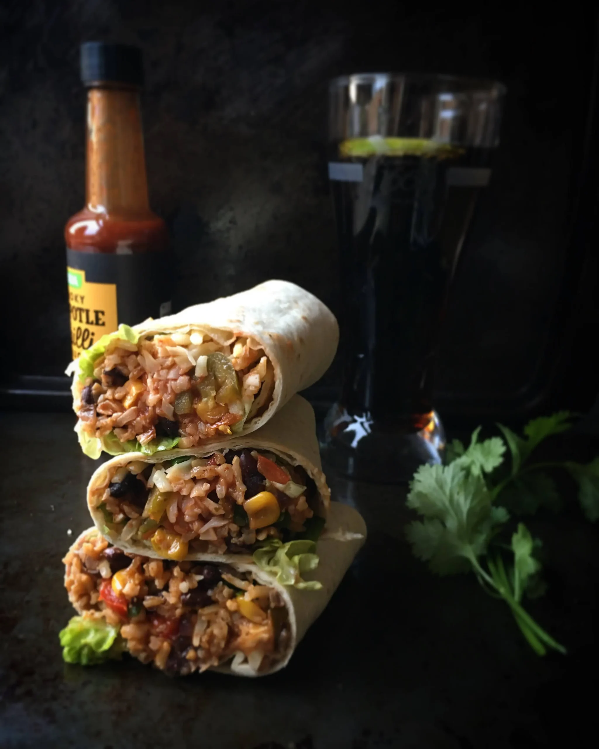 Mexican Bean Burritos/Vegetarian Burritos