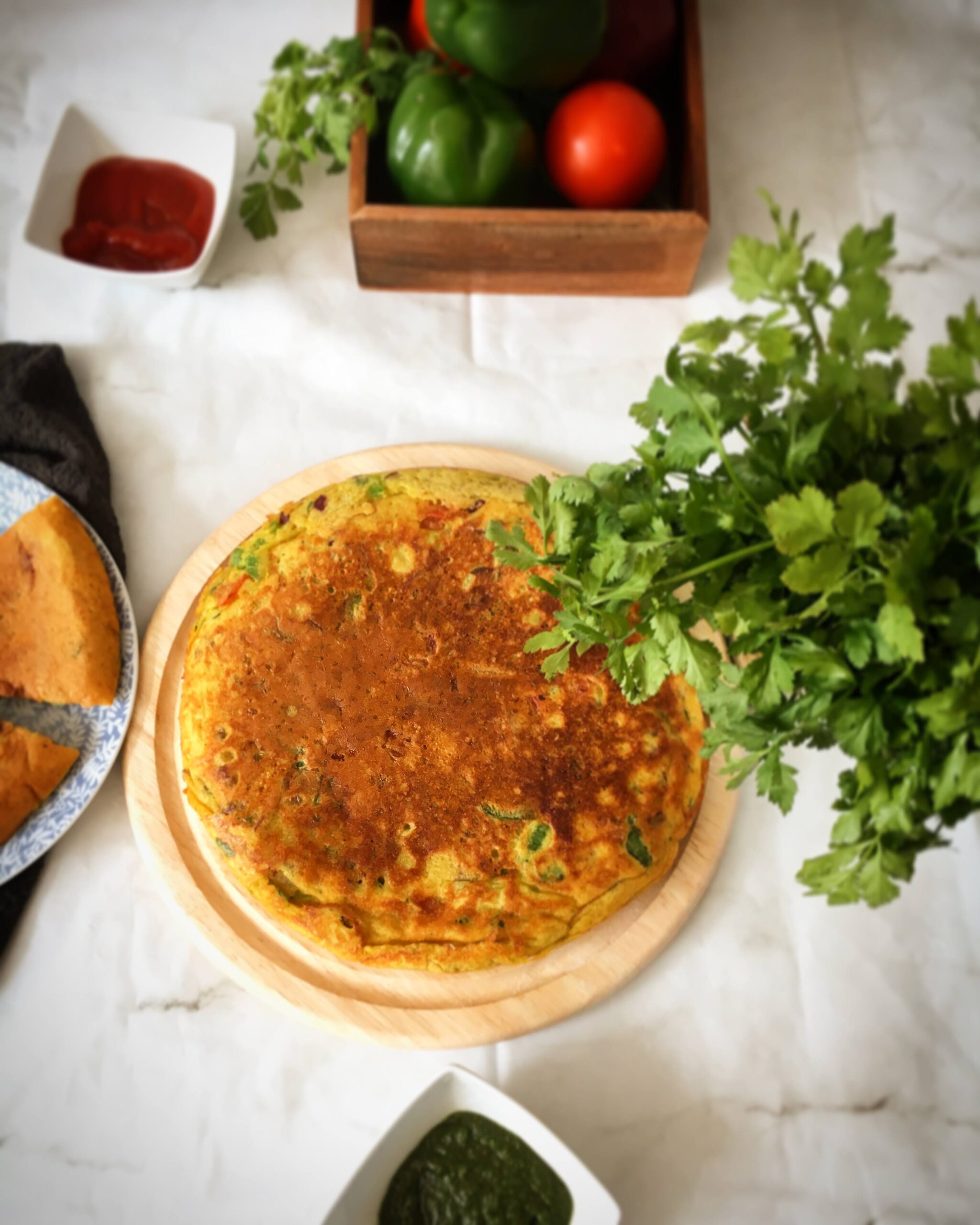 Moonglet – Delhi Style Moong Dal Omelette