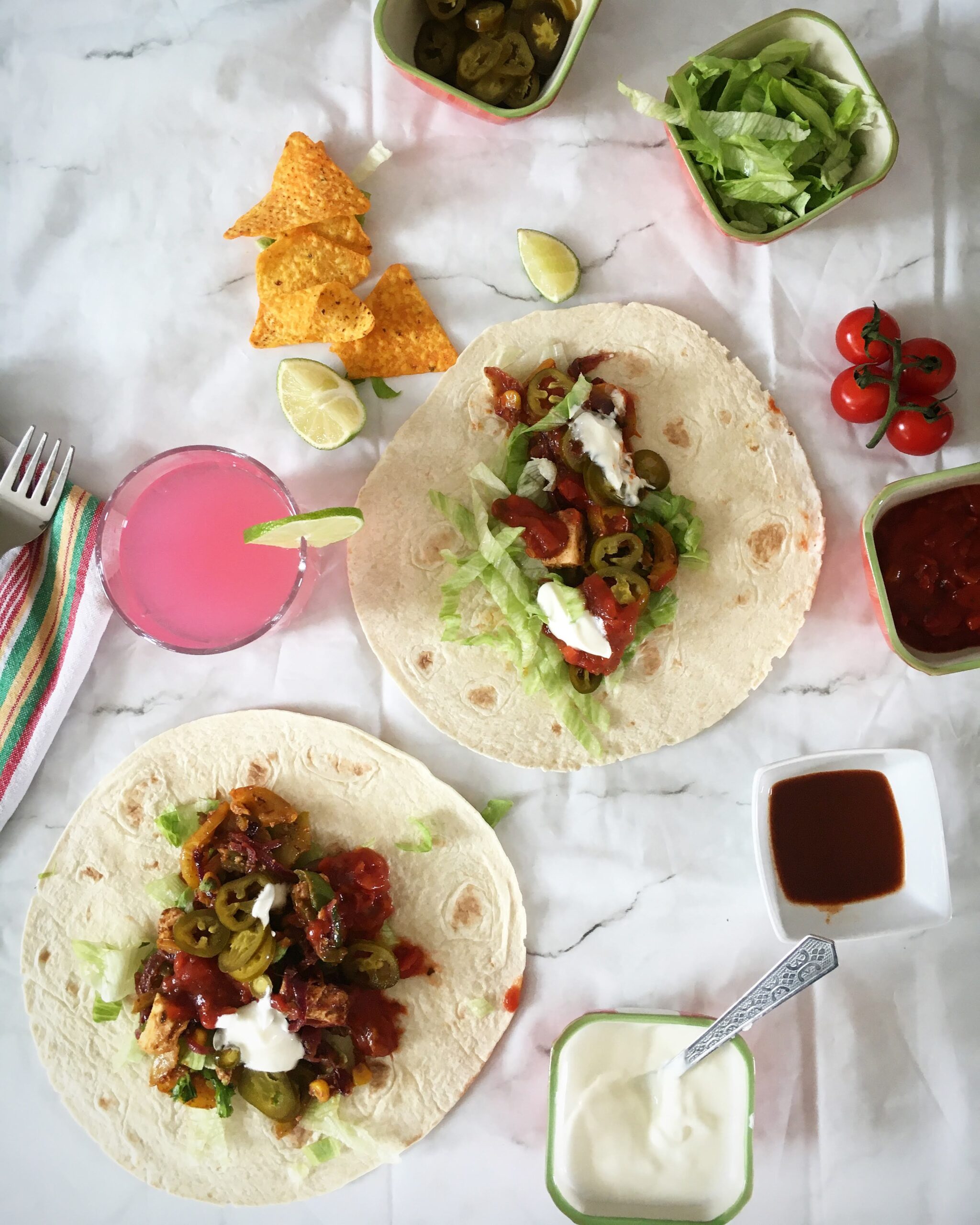Mexican Fajitas with Paneer