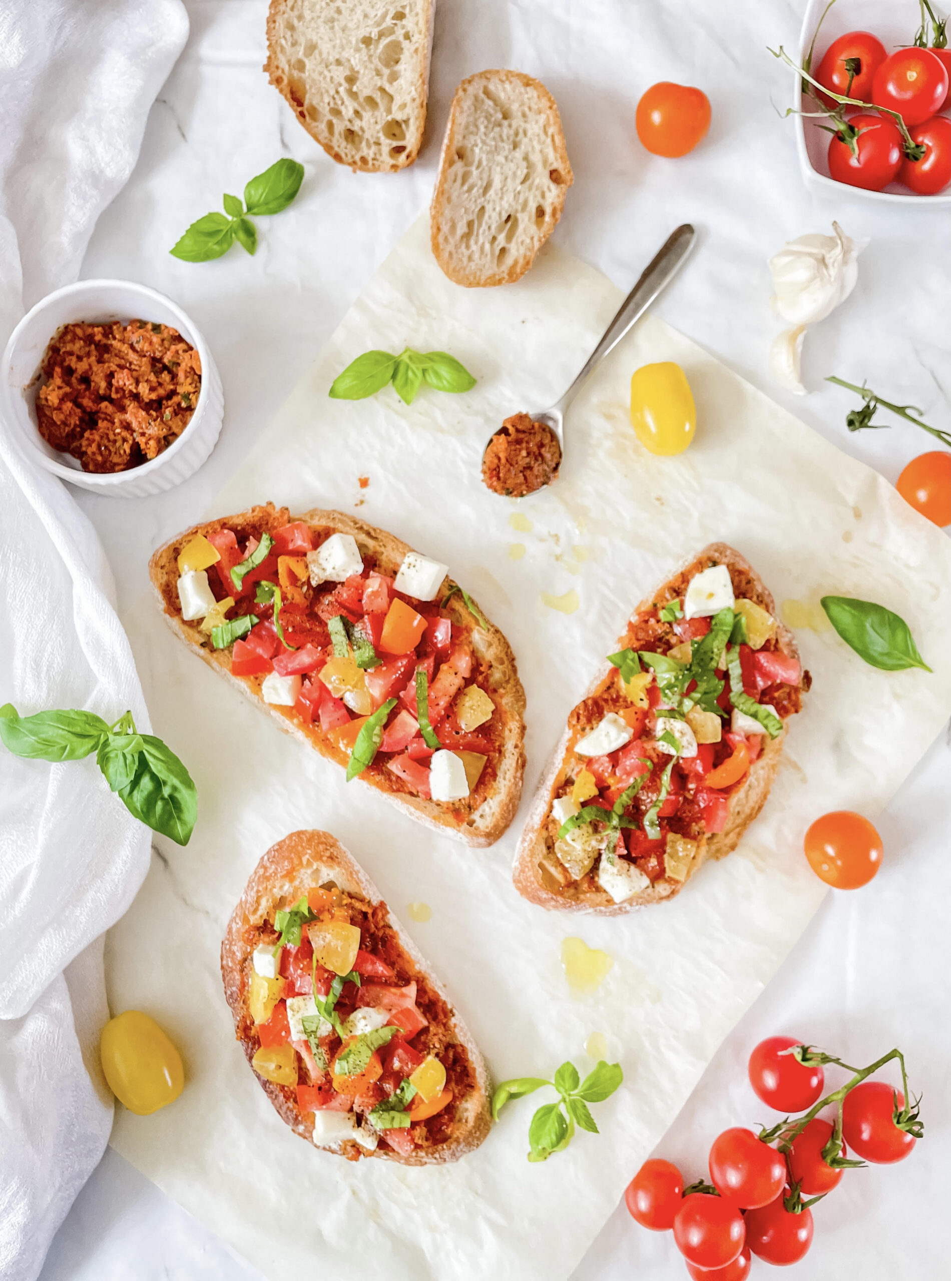 Bruschetta with Mozzarella