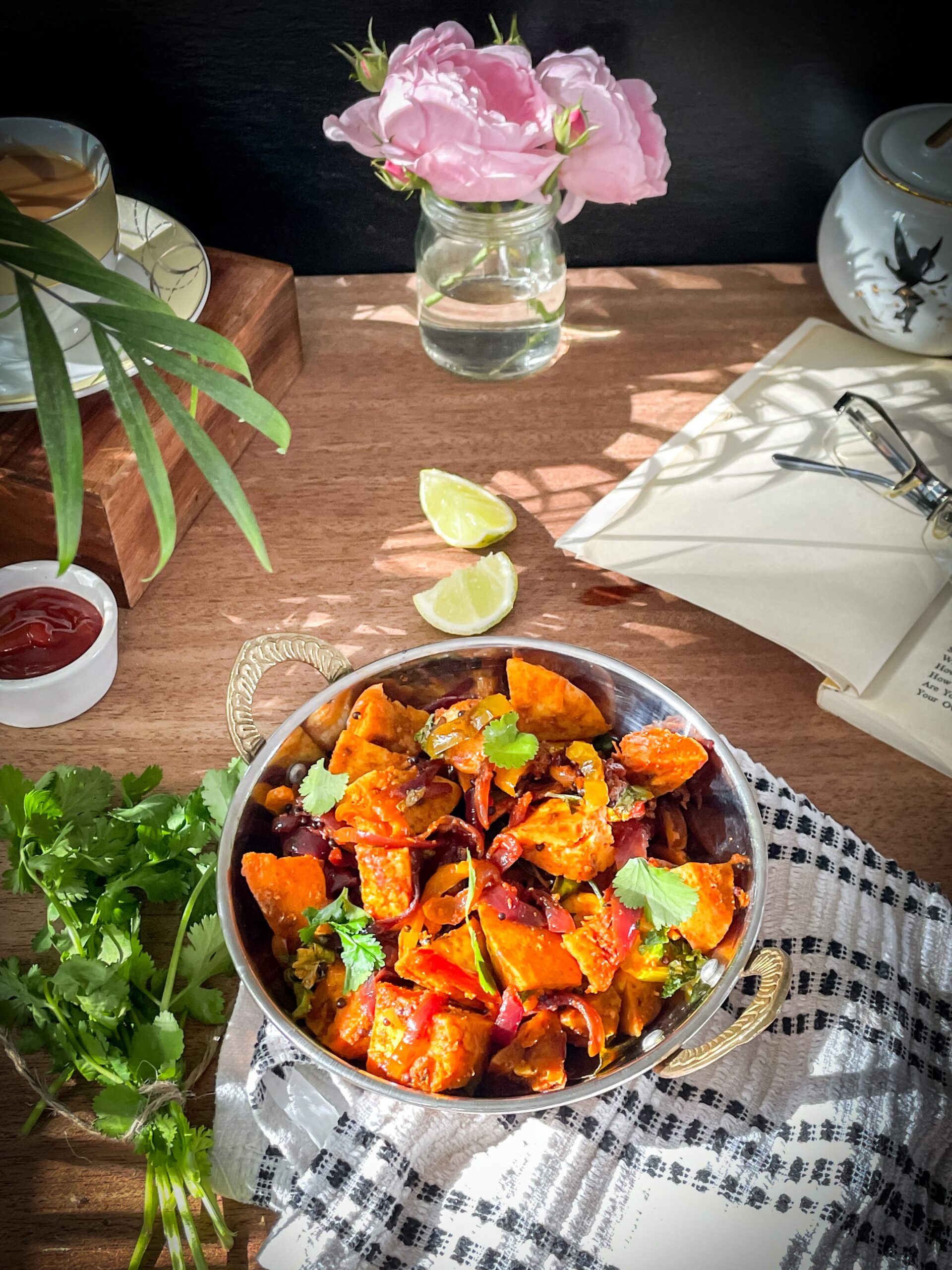 Masala Idli with vegetables