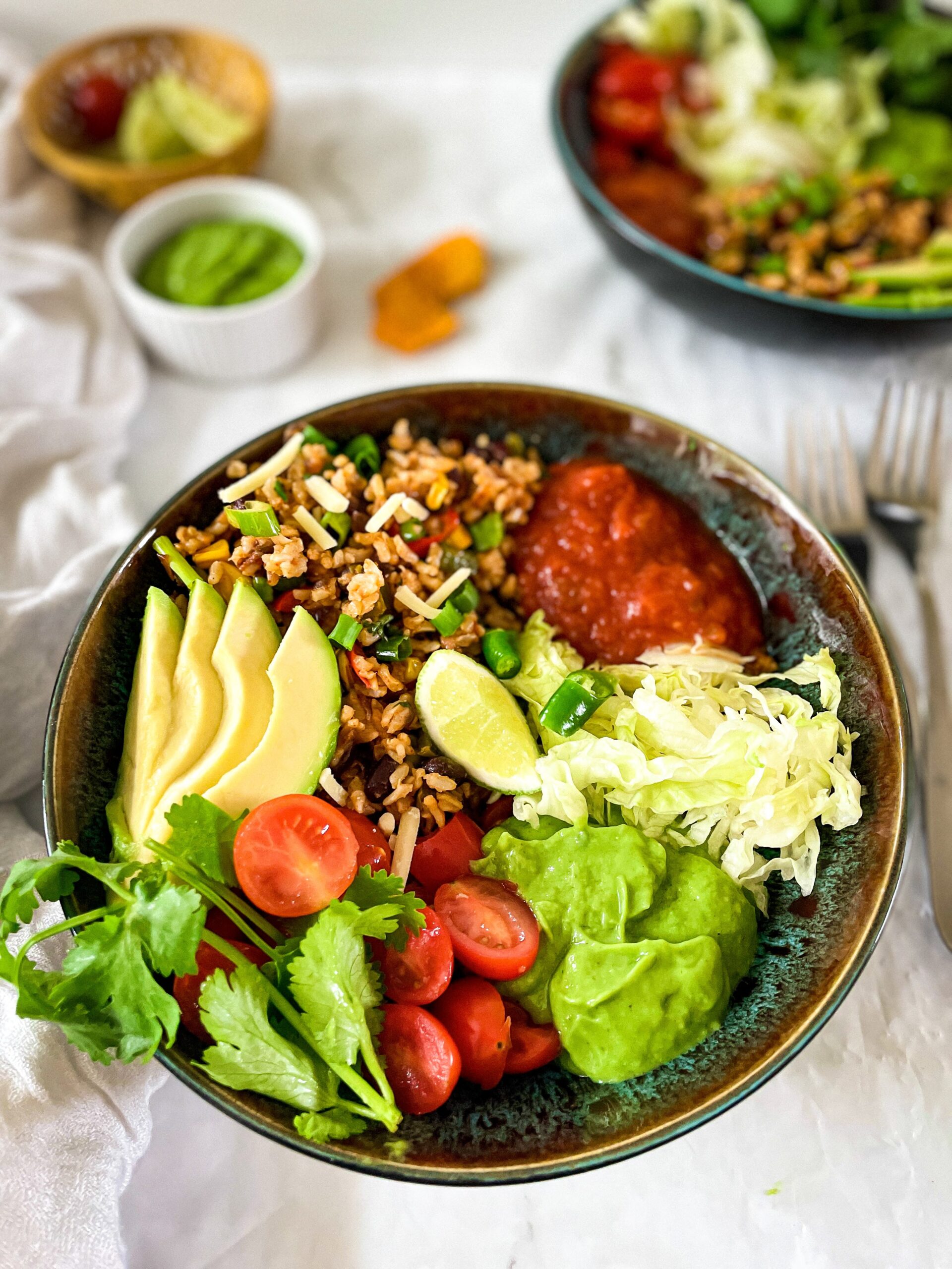 Vegetarian Burrito Bowls
