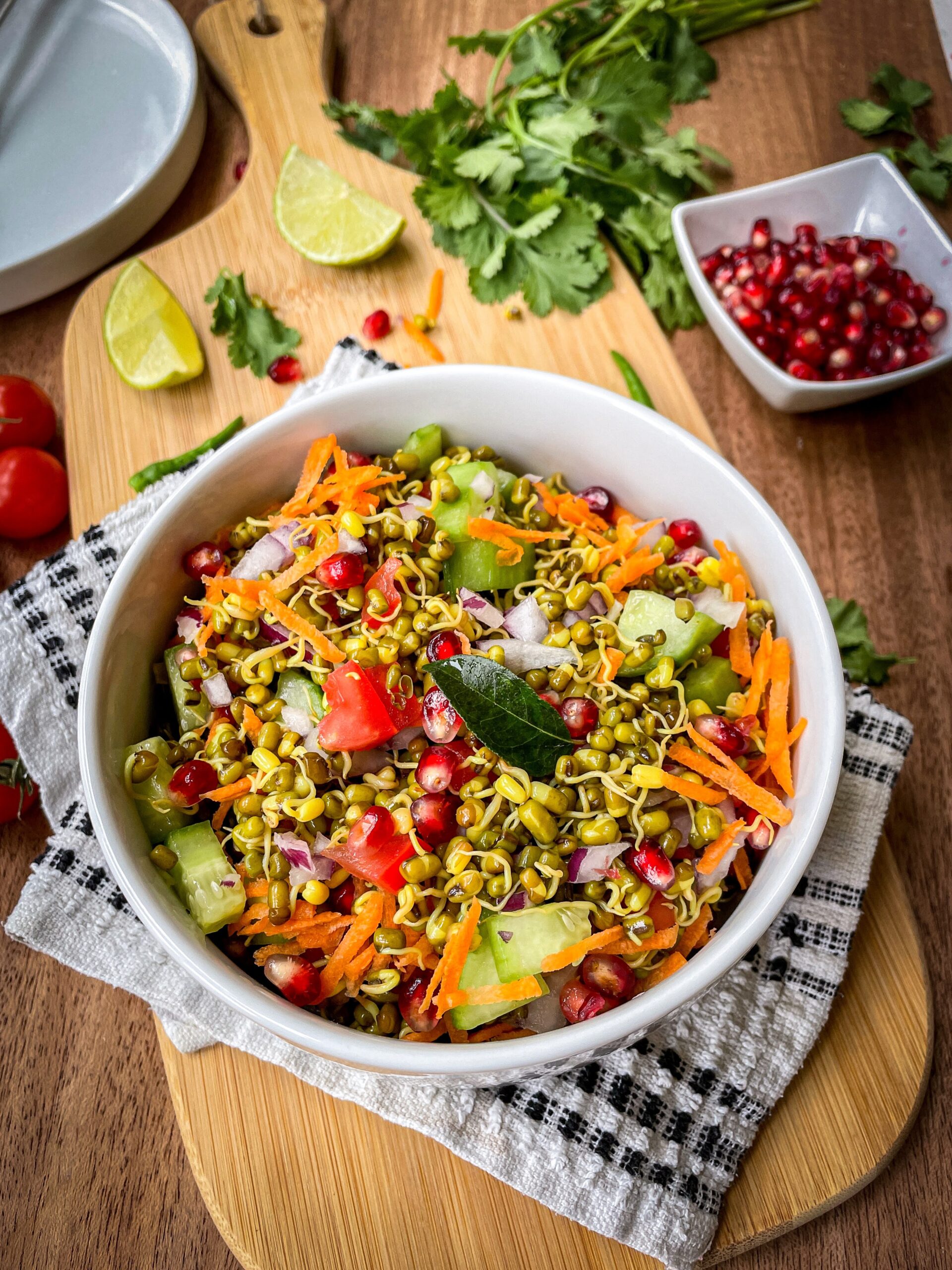 Healthy Moong Sprouts Salad with a Twist