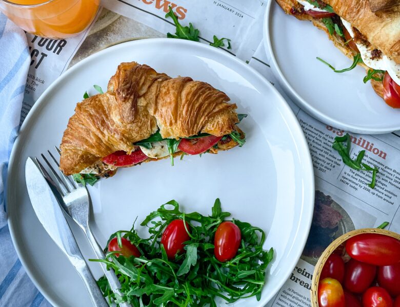 Caprese Croissant Sandwich