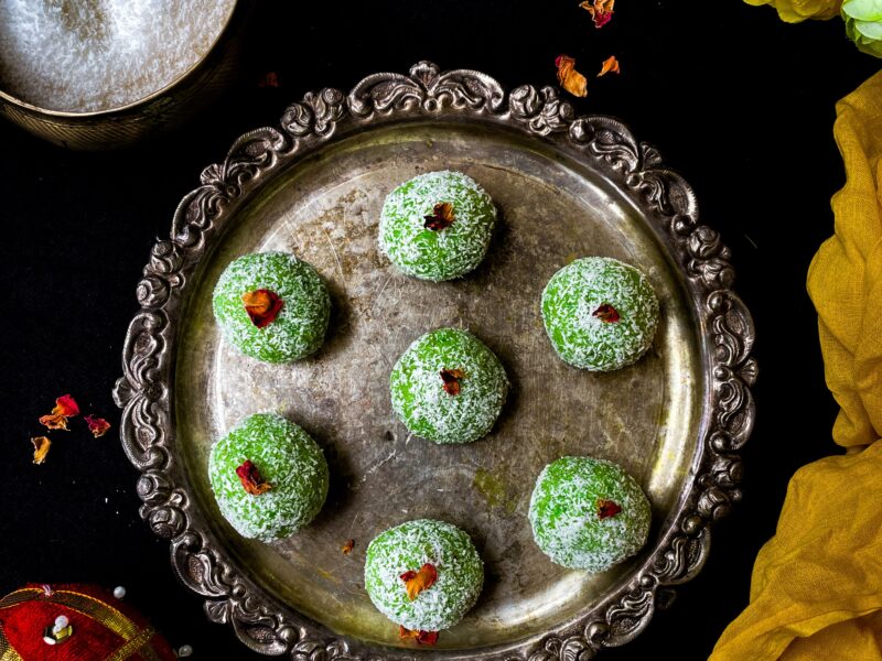 Paan Ladoo (with gulkand filling)