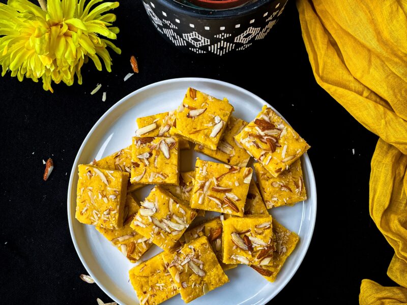 Mango Coconut Barfi