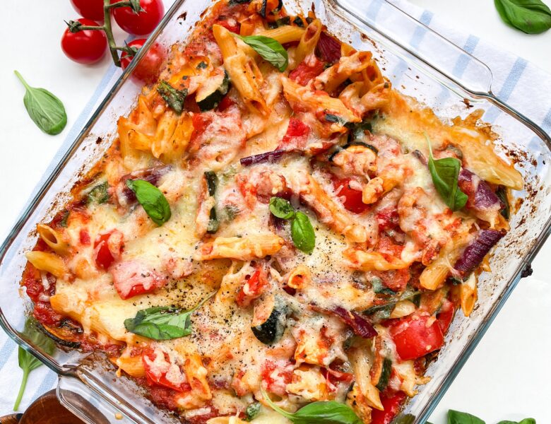 Roasted Veg Pasta Bake