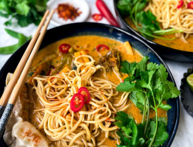 Malaysian Rendang noodle soup