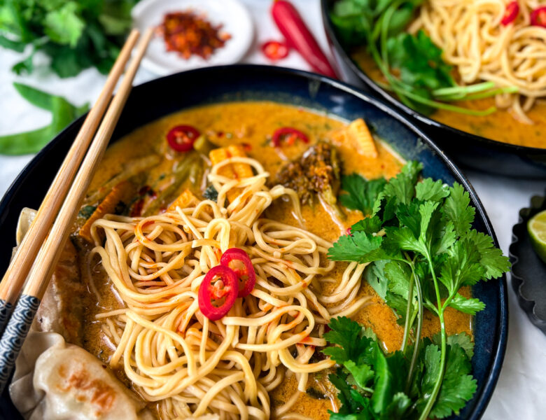 Malaysian Rendang noodle soup