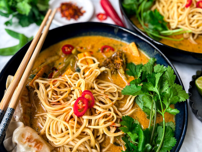 Malaysian Rendang noodle soup