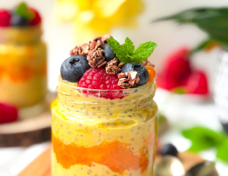 Mango Lassi Chia Pudding