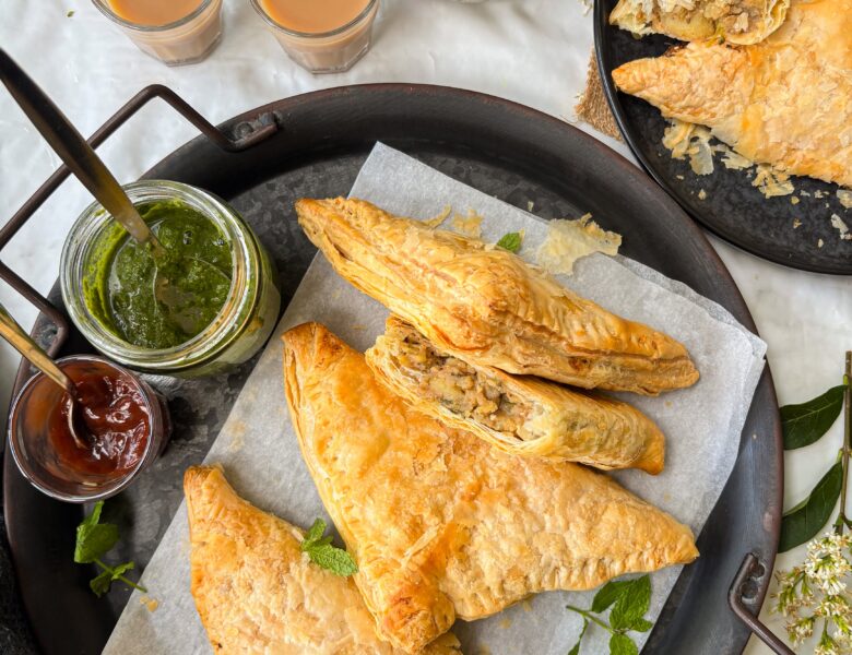 Puff Pastry samosa